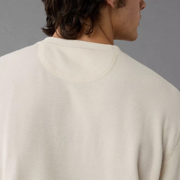 NWT AE Ribbed Long Sleeve Thermal T-shirt, Size XL - Picture 3 of 10